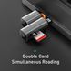 Картрідер Baseus mini-cabin card reader Сірий (CADKQ-A0G) NLM-77727 фото 5