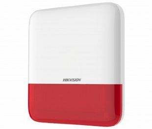 Бездротова зовнішня сирена Hikvision DS-PS1-E-WE-Red NLM-98000 фото