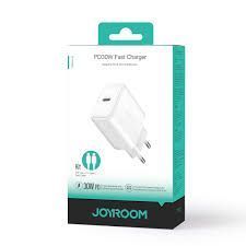 Мережевий зарядний пристрій Joyroom JR-TCF24 PD30W Charger (EU)+C to C Cable 1m-White NLM-96352 фото