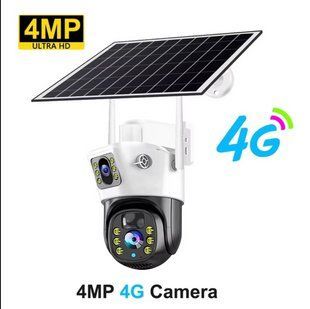 Подвійна IP-камера OU-380-6 (P6A-A) 4G із сонячною панеллю V380 Pro NLM-95001 фото