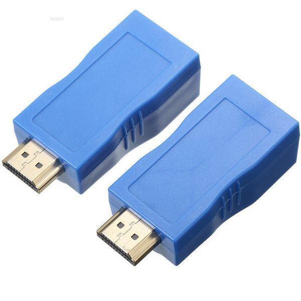 Подовжувач (адаптер) HDMI сигналу по витій парі (RJ45) TX+RX до 30м Blue NLM-95016 фото