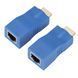 Подовжувач (адаптер) HDMI сигналу по витій парі (RJ45) TX+RX до 30м Blue NLM-95016 фото 2