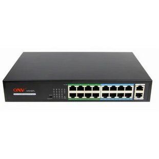 PoE комутатор ONV H1016 PLS 16-Ports 160W NLM-96222 фото