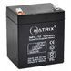 Акумулятор Matrix 12V 4AH (NP4-12) NLM-88835 фото 2